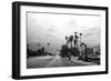 Las Vegas Highways, Nevada, Usa, 2022 (B/W Photo)-null-Framed Giclee Print