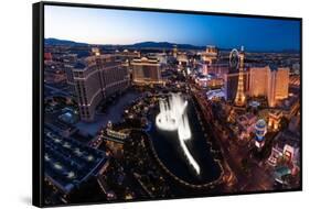 Las Vegas Lights-Steve Gadomski-Framed Stretched Canvas