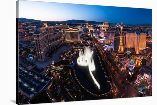 Las Vegas Lights-Steve Gadomski-Stretched Canvas