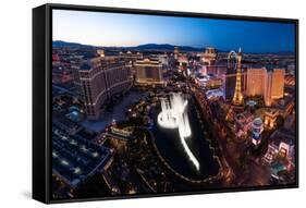 Las Vegas Lights-Steve Gadomski-Framed Stretched Canvas