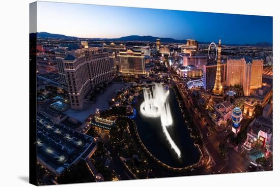 Las Vegas Lights-Steve Gadomski-Stretched Canvas