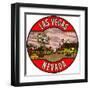 Las Vegas Logo, Golden Nugget, Nevada-null-Framed Art Print