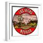 Las Vegas Logo, Golden Nugget, Nevada-null-Framed Art Print