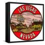 Las Vegas Logo, Golden Nugget, Nevada-null-Framed Stretched Canvas