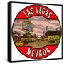 Las Vegas Logo, Golden Nugget, Nevada-null-Framed Stretched Canvas