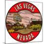 Las Vegas Logo, Golden Nugget, Nevada-null-Mounted Art Print