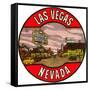 Las Vegas Logo, Golden Nugget, Nevada-null-Framed Stretched Canvas