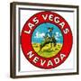 Las Vegas Logo with Bucking Bronco, Nevada-null-Framed Premium Giclee Print