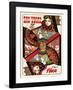 Las Vegas, Nevada - Fly TWA (Trans World Airlines) - Queen Playing Card-David Klein-Framed Giclee Print