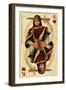 Las Vegas, Nevada - King of Hearts-Lantern Press-Framed Art Print