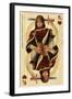 Las Vegas, Nevada - King of Hearts-Lantern Press-Framed Art Print