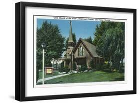 Las Vegas, Nevada, Little Church of the West View, Hotel Last Frontier-Lantern Press-Framed Art Print