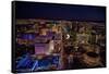 Las Vegas Nevada Night Aerial View-Carol Highsmith-Framed Stretched Canvas
