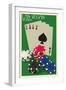 Las Vegas, Nevada - Poker Cards and Chips-Lantern Press-Framed Premium Giclee Print