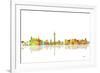 Las Vegas Nevada Skyline 1-Marlene Watson-Framed Giclee Print