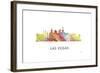 Las Vegas Nevada Skyline 2-Marlene Watson-Framed Giclee Print