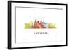 Las Vegas Nevada Skyline 2-Marlene Watson-Framed Giclee Print