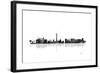 Las Vegas Nevada Skyline BG 1-Marlene Watson-Framed Giclee Print