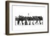 Las Vegas Nevada Skyline BG 2-Marlene Watson-Framed Premium Giclee Print