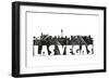 Las Vegas Nevada Skyline BG 2-Marlene Watson-Framed Premium Giclee Print