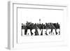 Las Vegas Nevada Skyline BG 2-Marlene Watson-Framed Premium Giclee Print