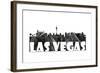 Las Vegas Nevada Skyline BG 2-Marlene Watson-Framed Giclee Print