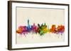 Las Vegas Nevada Skyline-Michael Tompsett-Framed Art Print