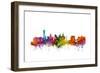 Las Vegas Nevada Skyline-Michael Tompsett-Framed Premium Giclee Print