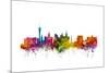 Las Vegas Nevada Skyline-Michael Tompsett-Mounted Art Print