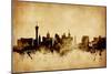 Las Vegas Nevada Skyline-Michael Tompsett-Mounted Premium Giclee Print