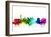 Las Vegas Nevada Skyline-Michael Tompsett-Framed Art Print