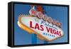 Las Vegas, Nevada - Welcome Sign-Lantern Press-Framed Stretched Canvas