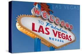 Las Vegas, Nevada - Welcome Sign-Lantern Press-Stretched Canvas
