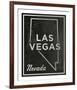 Las Vegas, Nevada-John Golden-Framed Giclee Print