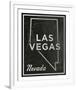 Las Vegas, Nevada-John Golden-Framed Giclee Print