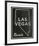 Las Vegas, Nevada-John Golden-Framed Giclee Print