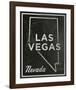 Las Vegas, Nevada-John W^ Golden-Framed Art Print