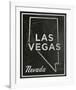 Las Vegas, Nevada-John W^ Golden-Framed Art Print