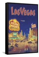 Las Vegas, Nevada-Kerne Erickson-Framed Stretched Canvas