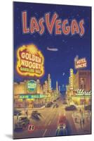 Las Vegas, Nevada-Kerne Erickson-Mounted Art Print