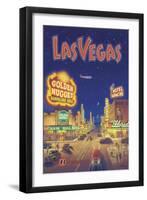 Las Vegas, Nevada-Kerne Erickson-Framed Art Print