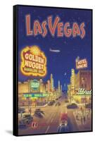 Las Vegas, Nevada-Kerne Erickson-Framed Stretched Canvas