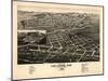 Las Vegas, New Mexico - Panoramic Map-Lantern Press-Mounted Art Print