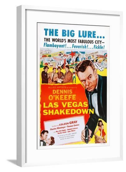 Las Vegas Shakedown--Framed Art Print