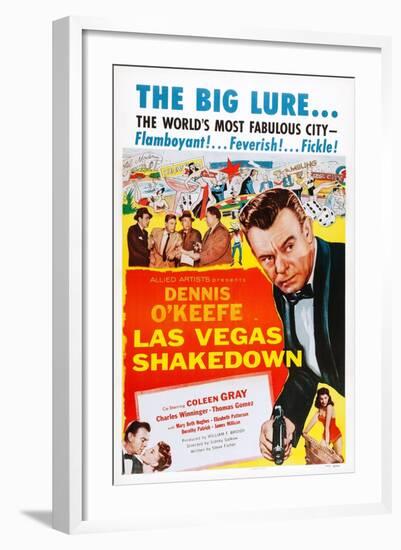 Las Vegas Shakedown-null-Framed Art Print