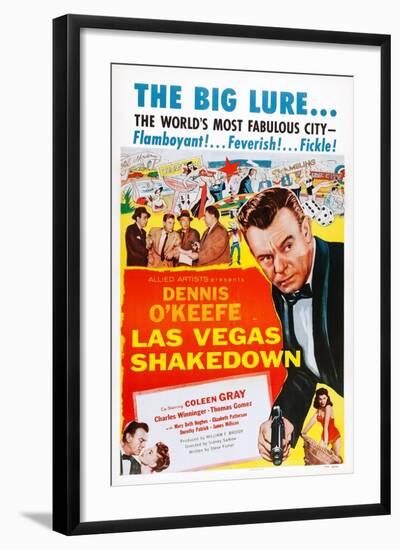 Las Vegas Shakedown-null-Framed Art Print