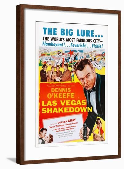 Las Vegas Shakedown-null-Framed Art Print