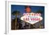 Las Vegas Sign at Night, Nevada, United States of America, North America-Ben Pipe-Framed Photographic Print