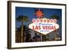 Las Vegas Sign at Night, Nevada, United States of America, North America-Ben Pipe-Framed Photographic Print