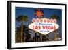 Las Vegas Sign at Night, Nevada, United States of America, North America-Ben Pipe-Framed Photographic Print